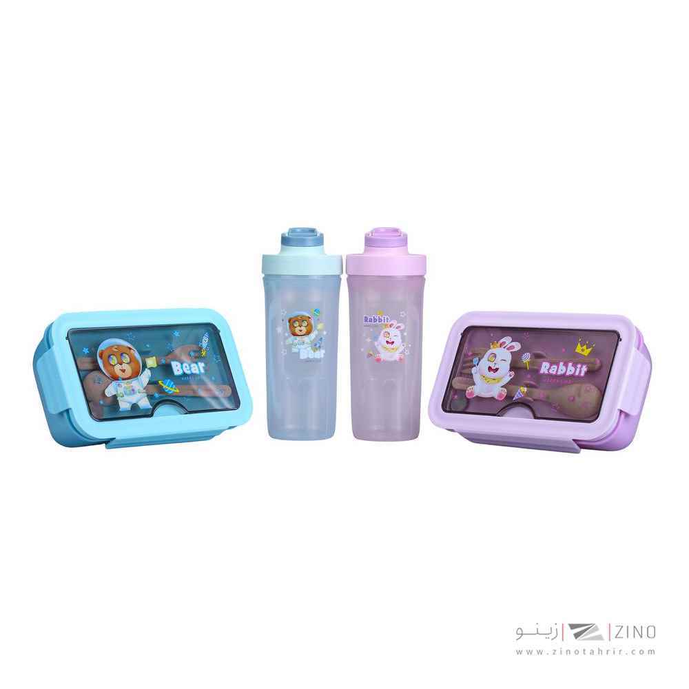 ظرف غذا  و قمقمه فانتزی کدAG-009