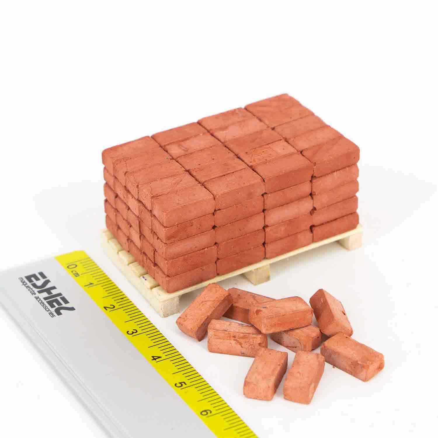 آجرفشاری قرمز مقیاس  1/24 تعداد 500عددی اشل